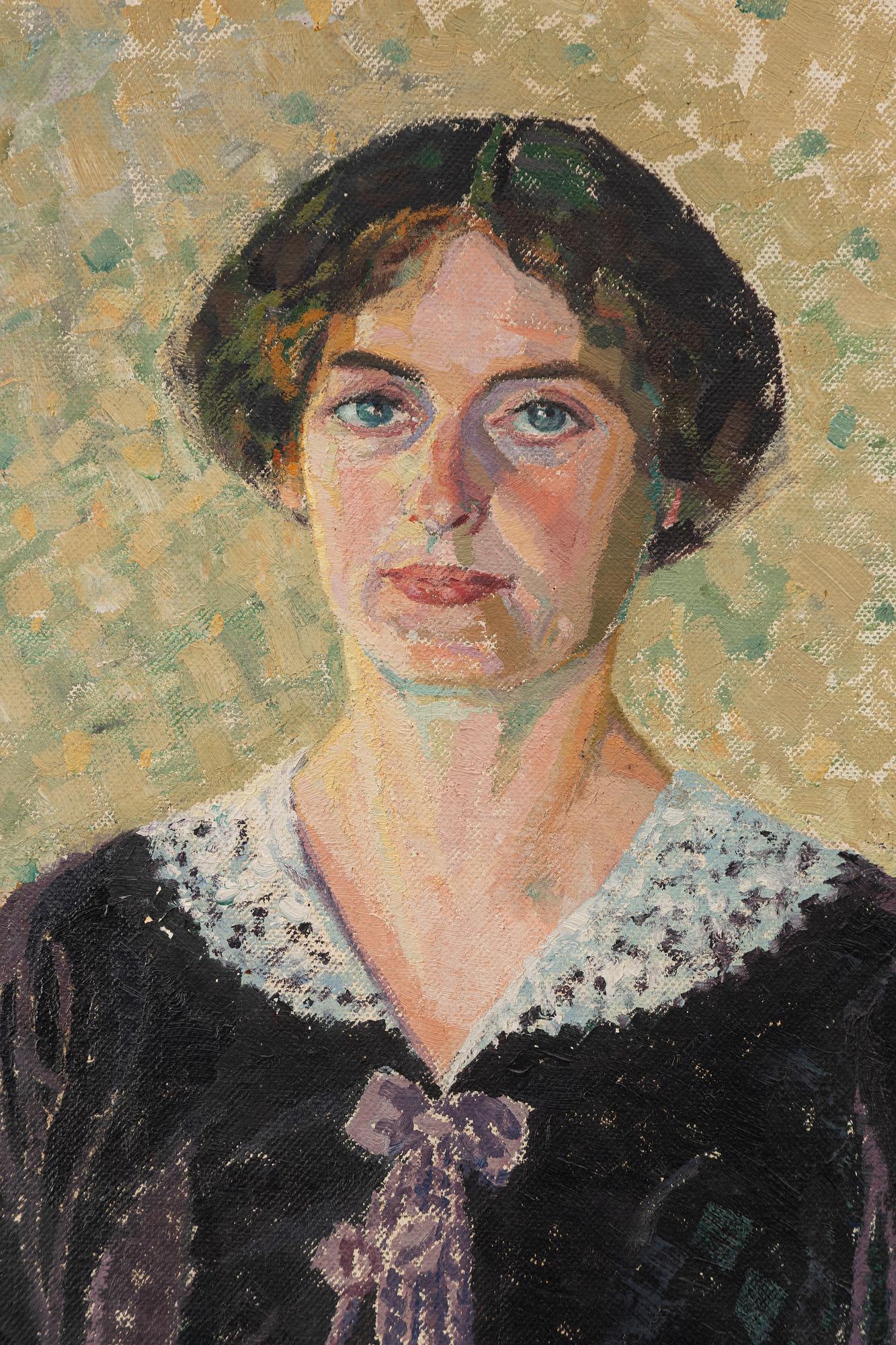 Olof (Olle) Skogman, Porträtt av Lucie Stenberg (född Semb) (1883-1971).
