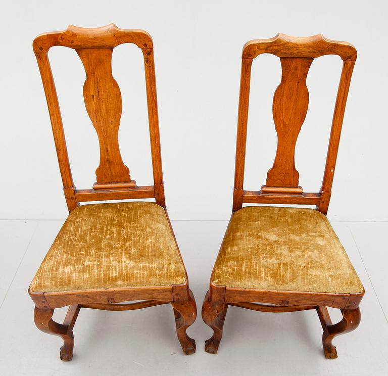 STOLAR, 4 st, barock, 1700-tal.