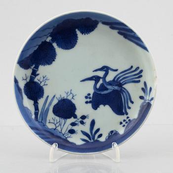 Two small Japanese Arita ware porcelain dishes, Meiji (1868-1912).