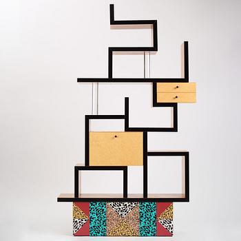 Ettore Sottsass, a "Max" bookcase, Memphis, Italy, post 1987.