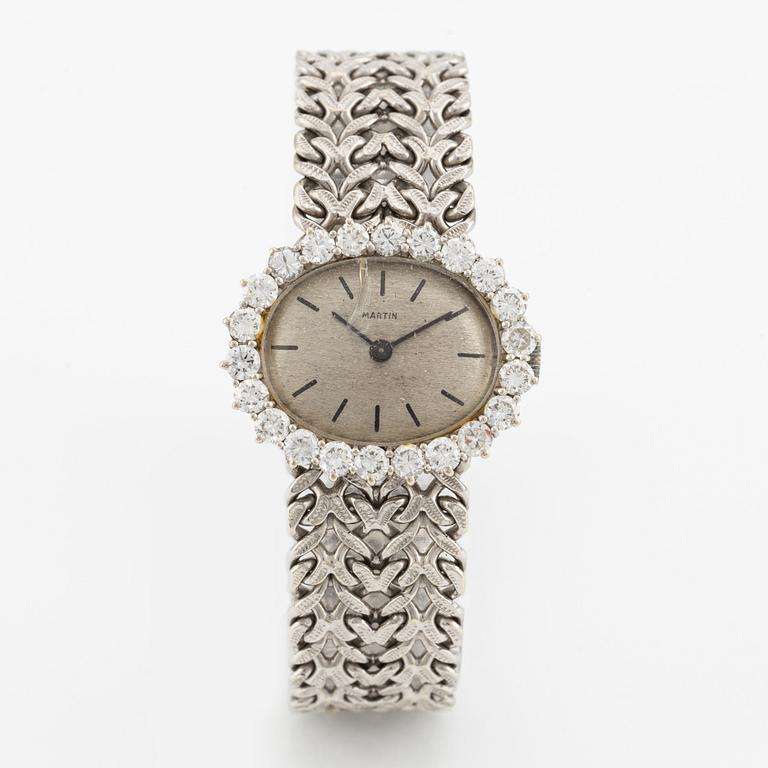Martin, armbandsur, 27 x 23 mm.