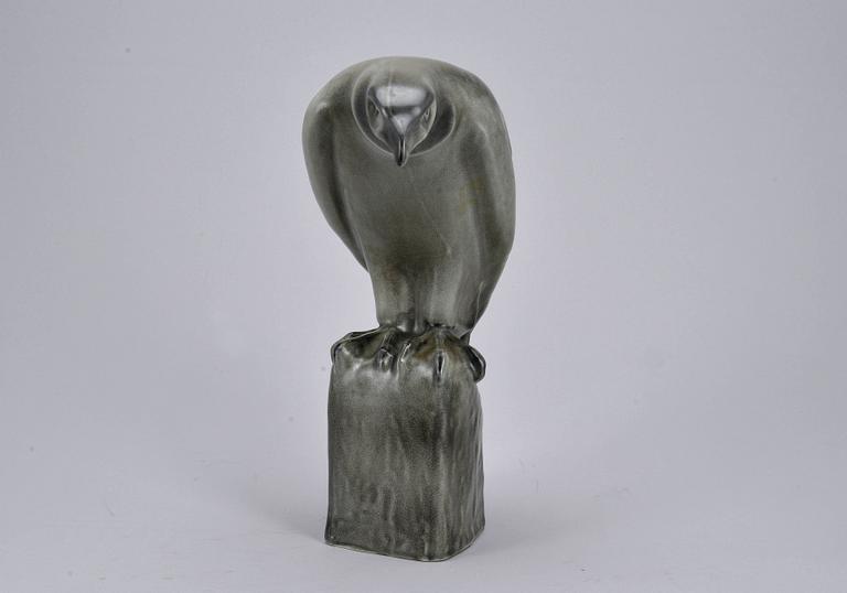 SKULPTUR, keramik, "Örn", Ulf Tikkanen, Arabia. 1900-talets mitt.