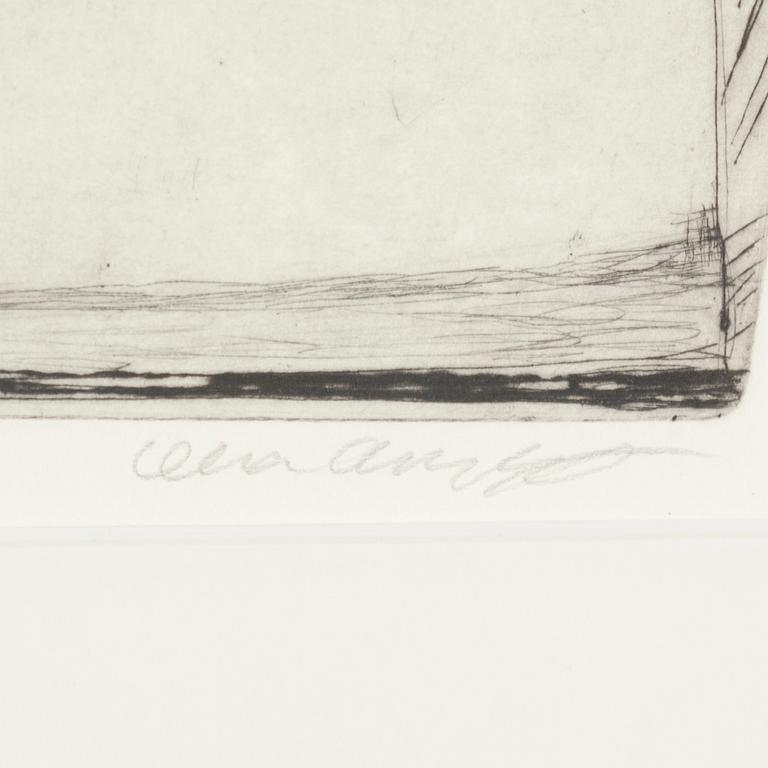 LENA CRONQVIST, etsning, signerad Lena Cronqvist med blyerts och numrerad 15/25.