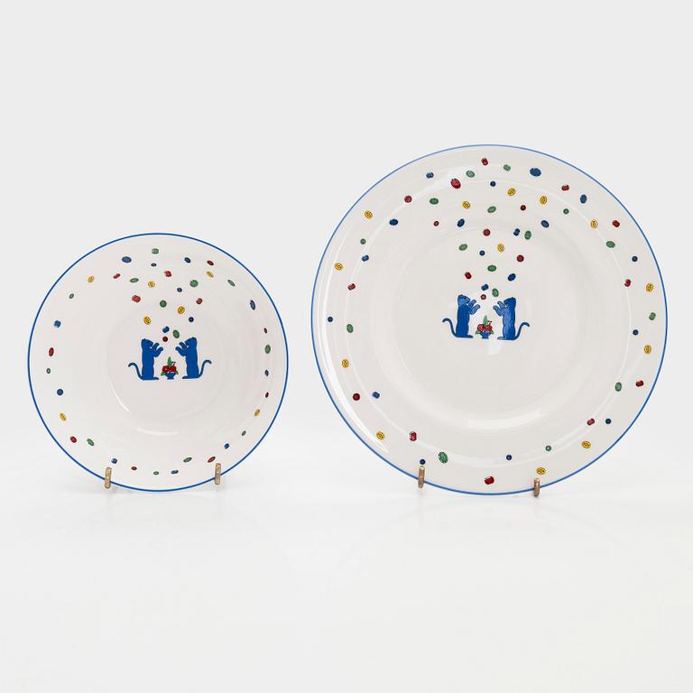Cartier, barnservis, 4 delar porslin, "La Maison des Enfants.