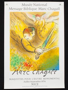 Marc Chagall · MARC CHAGALL, affisch, Sorlier 1974.