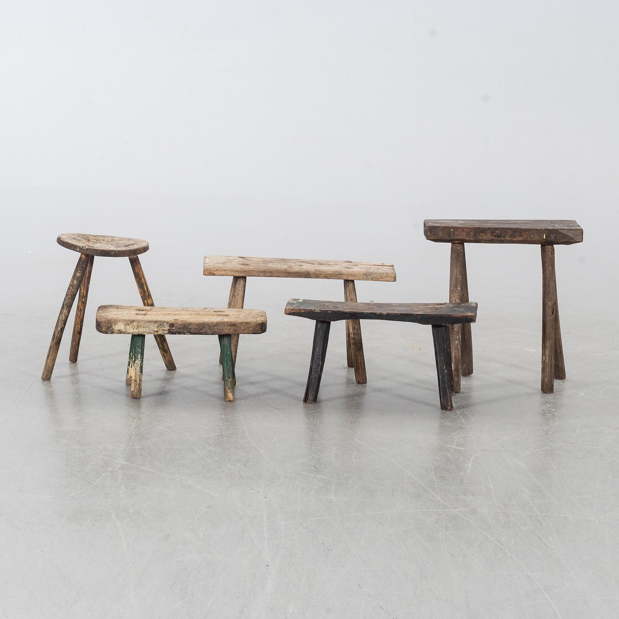 PALLAR, 5, st, allmoge, omkring 1900.