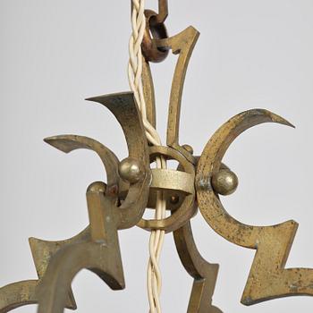 Petrus Forssberg, taklampa, egen ateljé, Stockholm, 1920-tal.