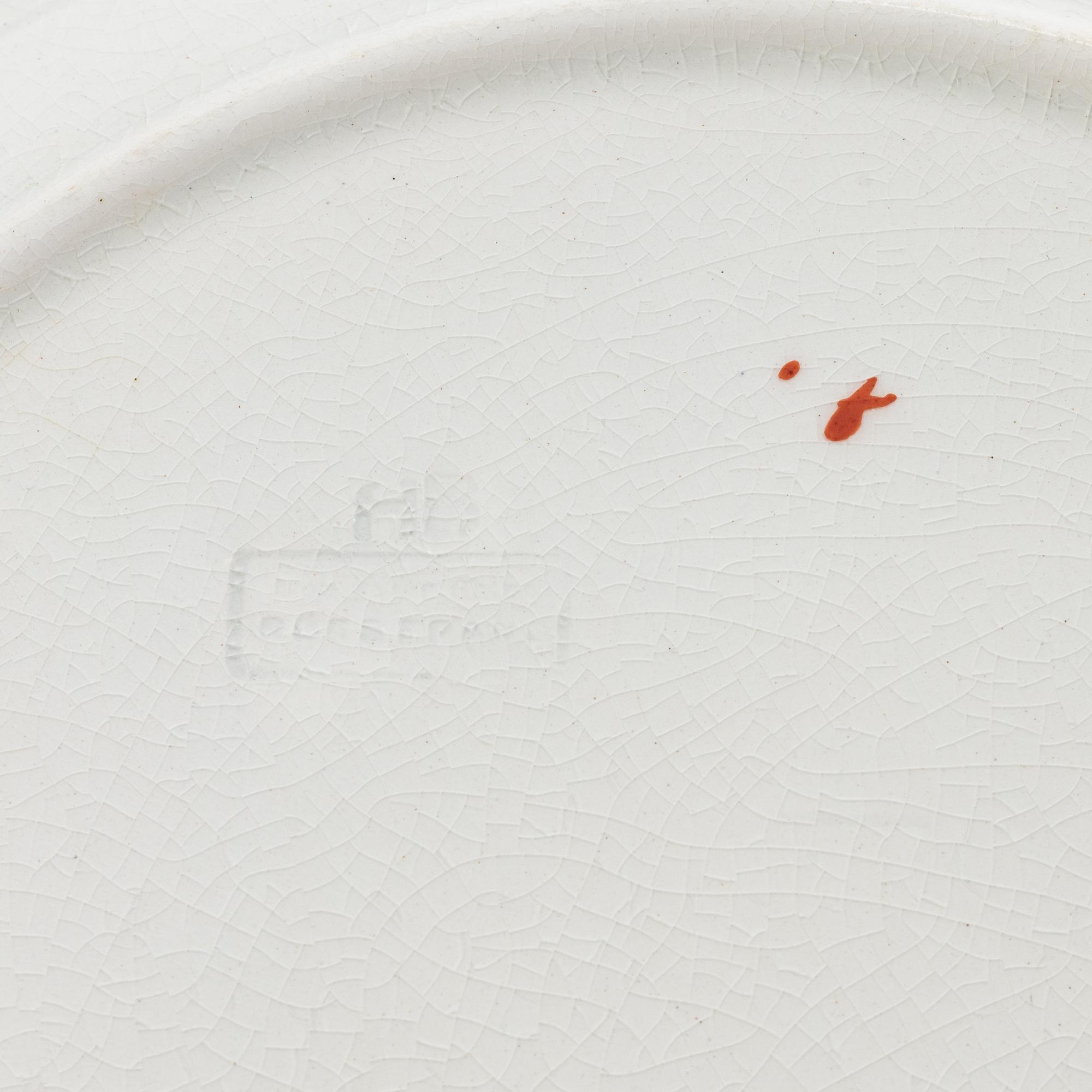 An eleven-piece crayfish service, Rörstrand, early 20th century.