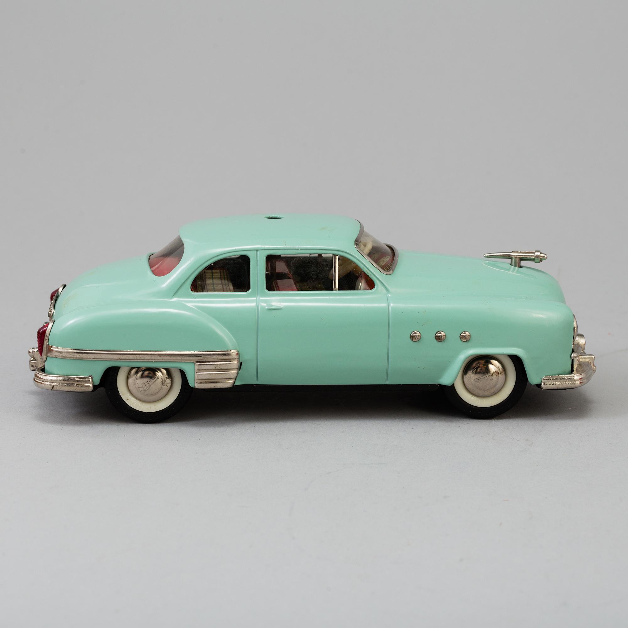 a Schuco "Elektro Ingenico 5311" car, Germany ca 1950.