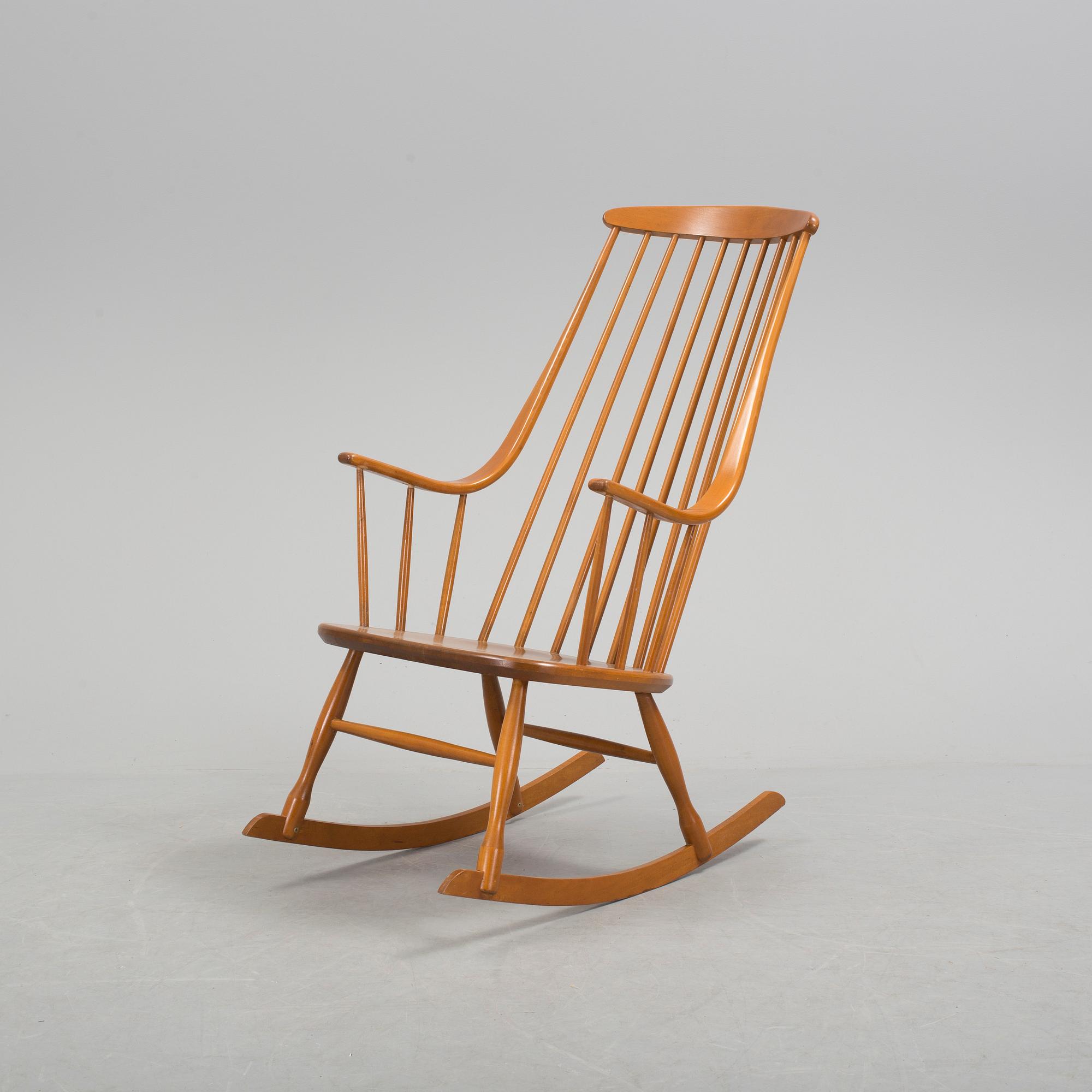 LENA LARSSON, gungstol, "Bohem", Nesto, Nässjö, 1900-talets andra hälft.