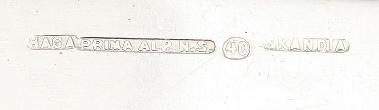 BESTICK, ca 100 del, nysilver, modell Haga, Skandia.