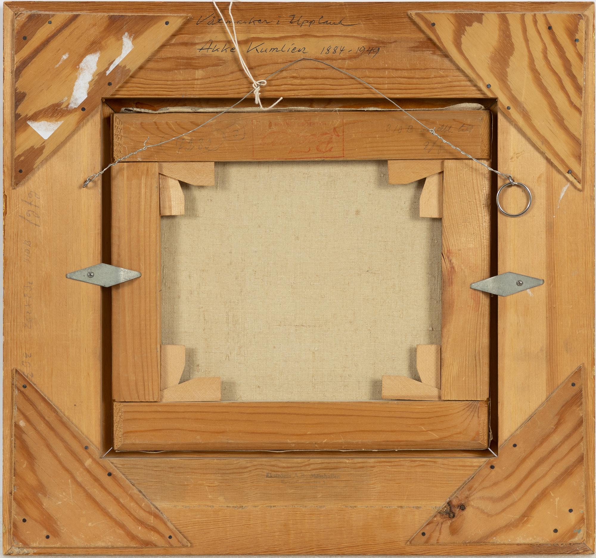 Akke Kumlien, "Våtmarkerna i Uppland".