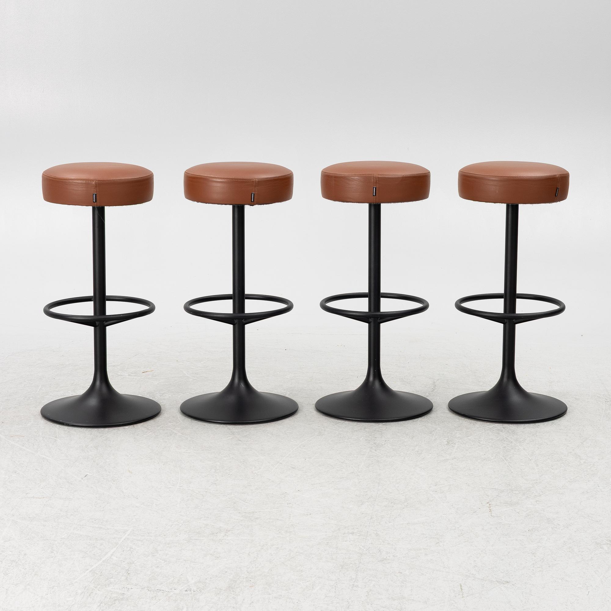 Bar stools, 4 pcs, Johanson Design.