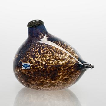 Oiva Toikka, a glass bird, signed Oiva Toikka Nuutajärvi.