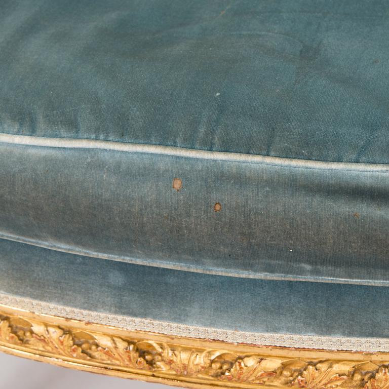 Bergère, Edward VII's inventory stamp (reign 1901-1910), England.