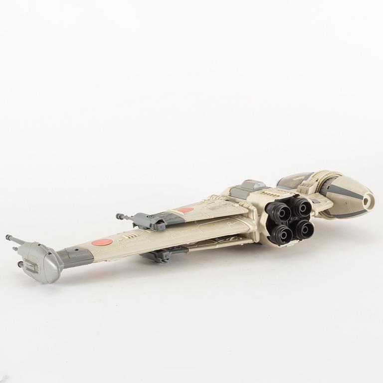 STAR WARS, B-wing fighter och Y-wing fighter i kartonger, 1983.
