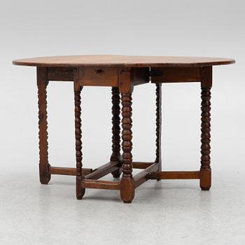 Folding table, Baroque, 18th century.
