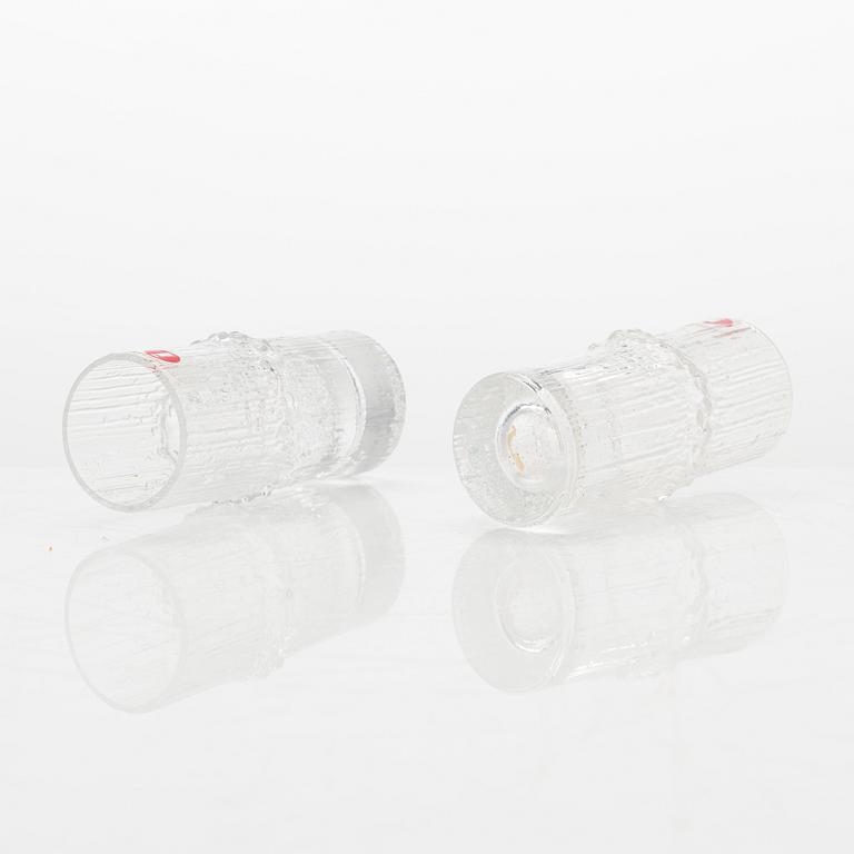 Tapio Wirkkala,  a set of  six 'Niva' snaps glasses, Iittala. Original wooden box.