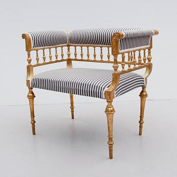 SOFFA, sent 1800-tal, mindre modell.