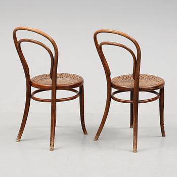 STOLAR, ett par, Thonet, Wien, omkring 1900.