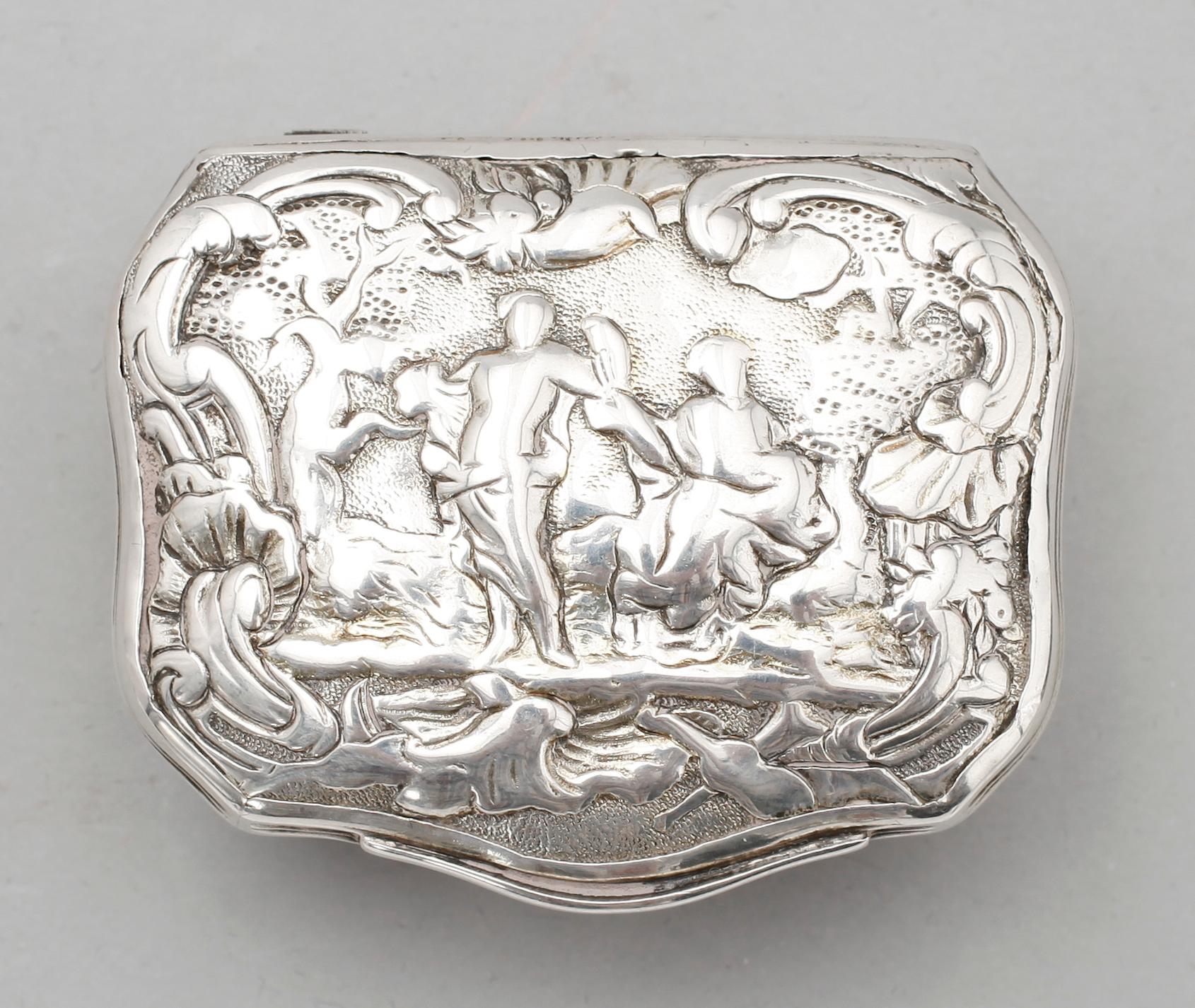 DOSA, silver, Lorens Stabeus, Stockholm 1778. Vikt ca 104 g.