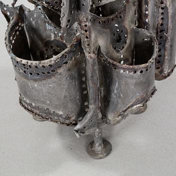 a metal sculpture, not signed, 1960/70-tal.