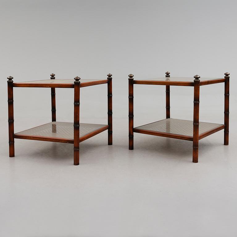 BORD, 1 par, kolonialstil, 1900-talets andra hälft.