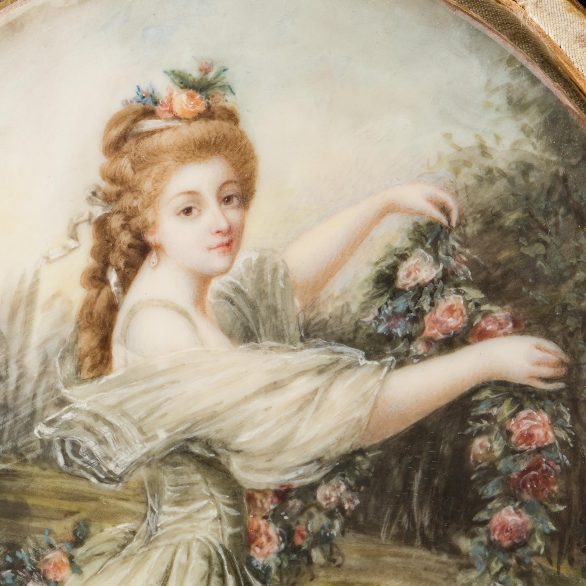 OKÄND KONSTNÄR, 1800-tal, bär signatur Roslin.