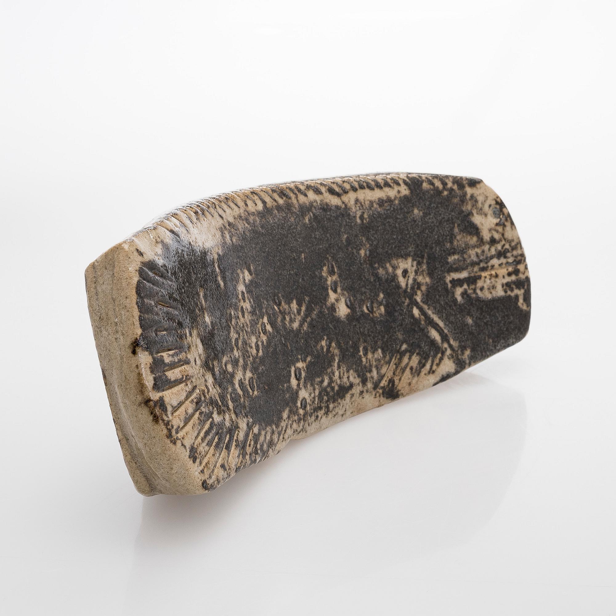 Michael Schilkin, a stoneware sculpture, signed Schilkin.