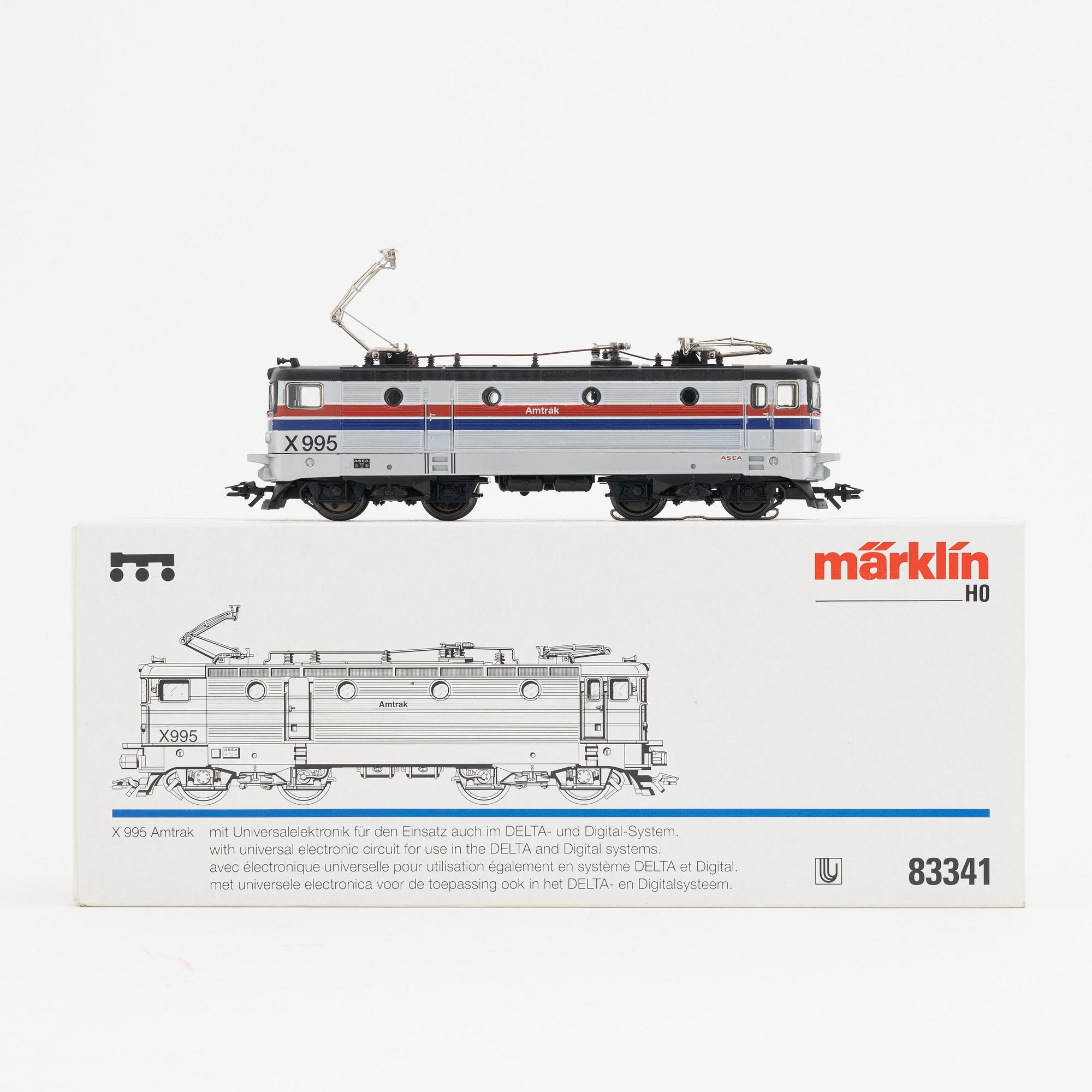 Märklin, electrical locomotiv, gauge H0, in box.