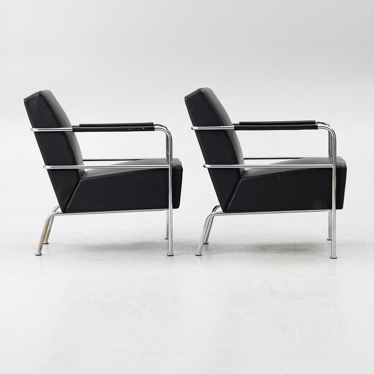 Gunilla Allard, a pair of 'Cinema' armchairs, Lammhults, Sweden.
