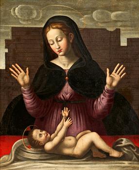 Lazzaro Bastiani Hans efterföljd, Madonnan med barnet.