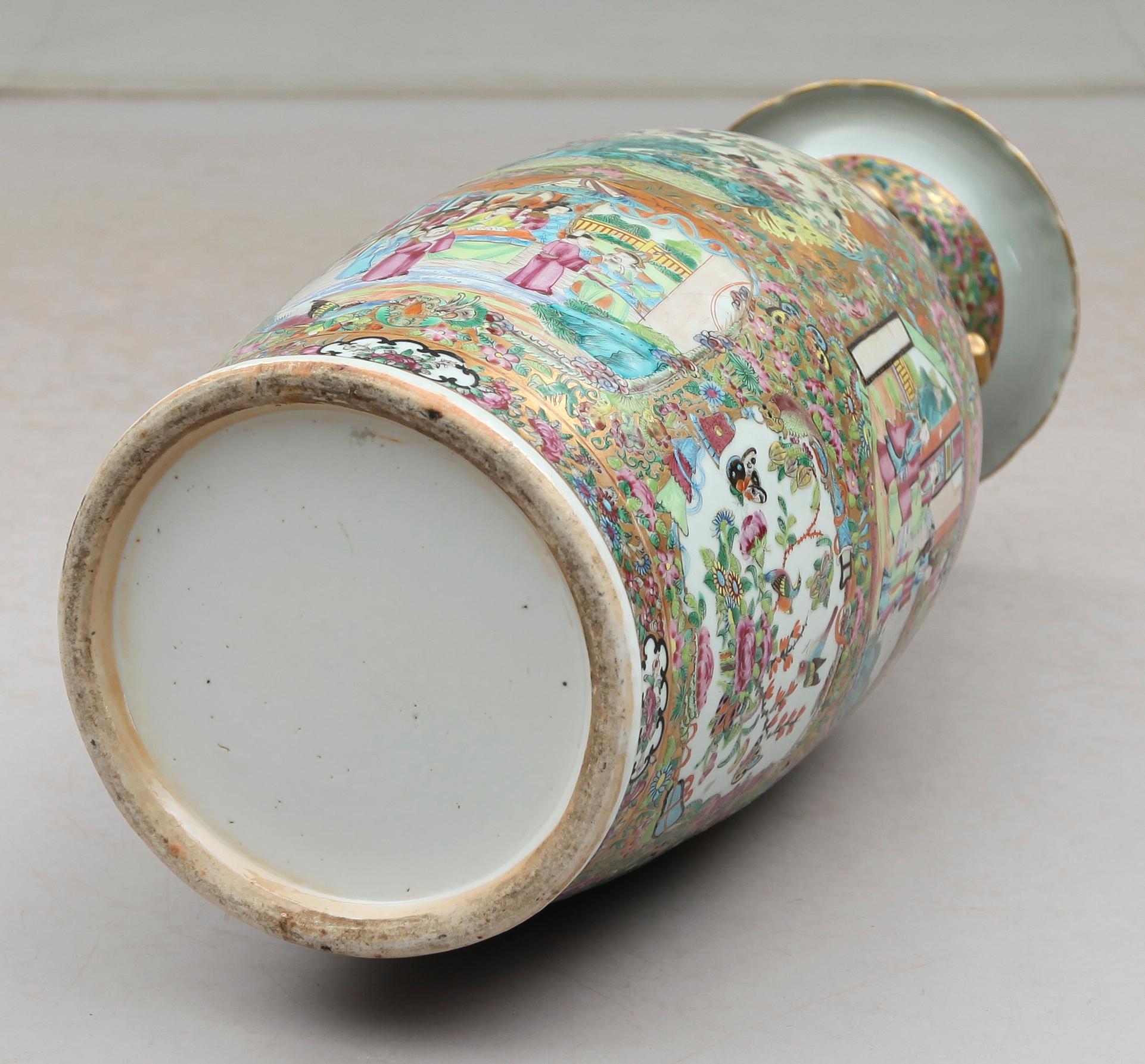 GOLVURNA, porslin, Kina, Kanton, 1800-talets mitt.