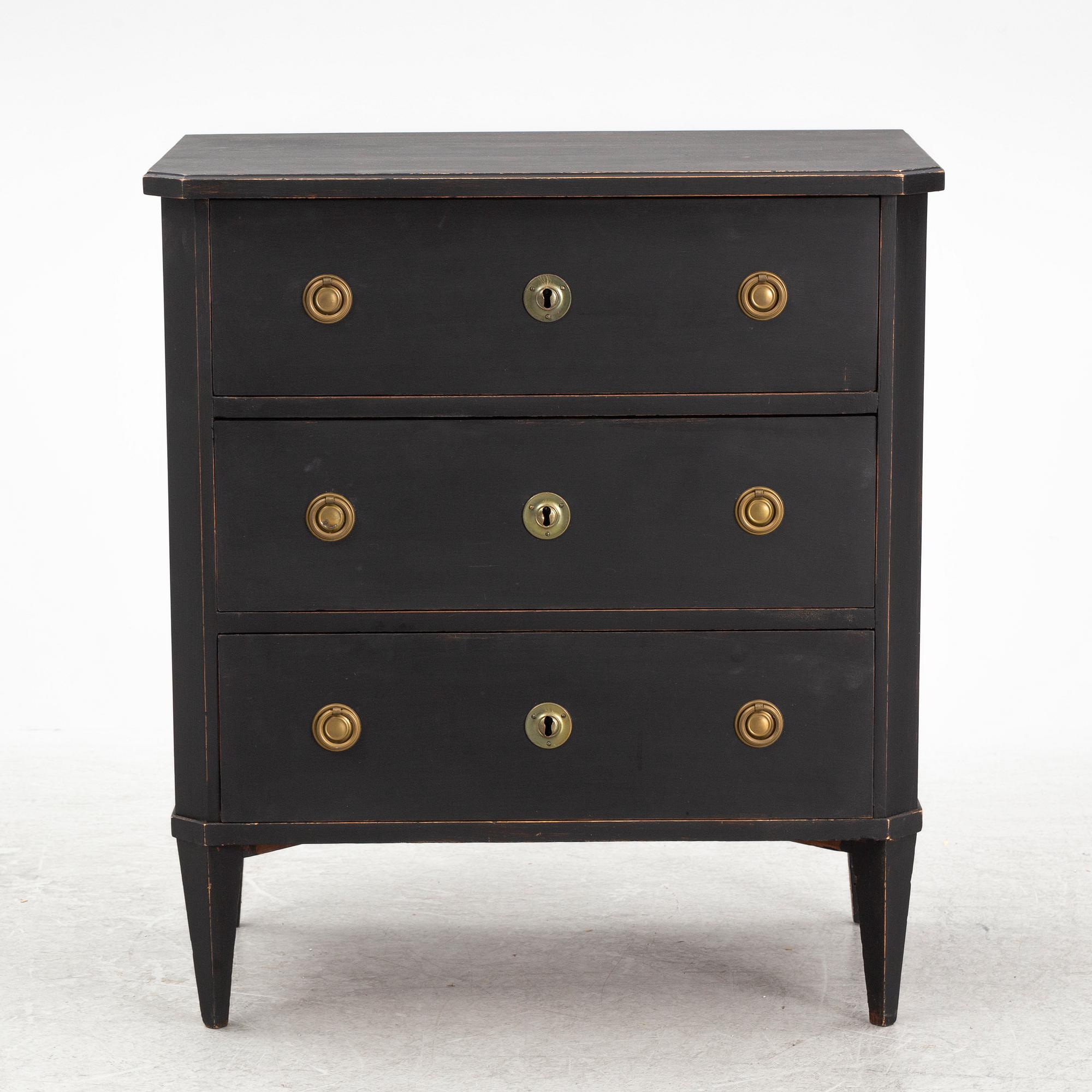 A Gustavian style chest of drawers, Aug. Pihlström, early 20th Century.