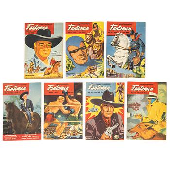 Comic books, 26 issues, "The Phantom", 1951.