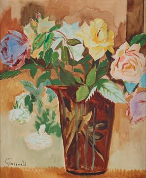 Isaac Grünewald, Still life with flowers.
