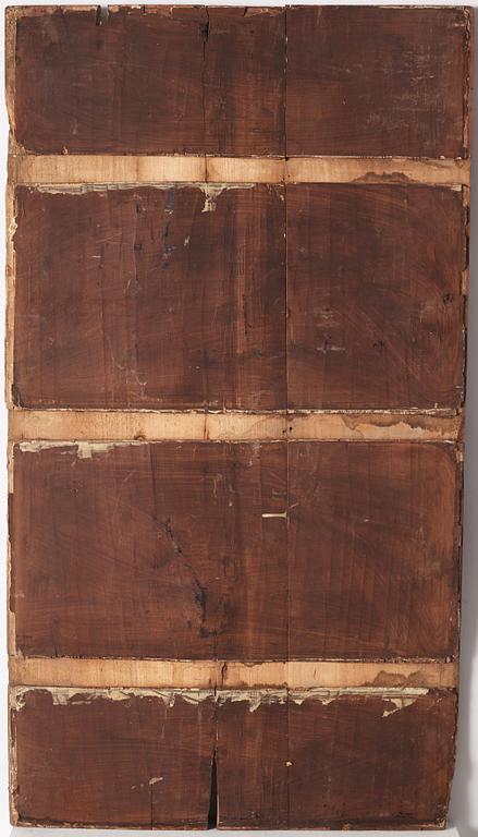 Paneler, fyra stycken, hardwood. Kina, Qingdynastin (1664-1912).