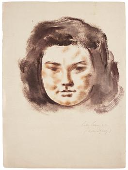 773. Lotte Laserstein, Portrait of Greta Schwartz.