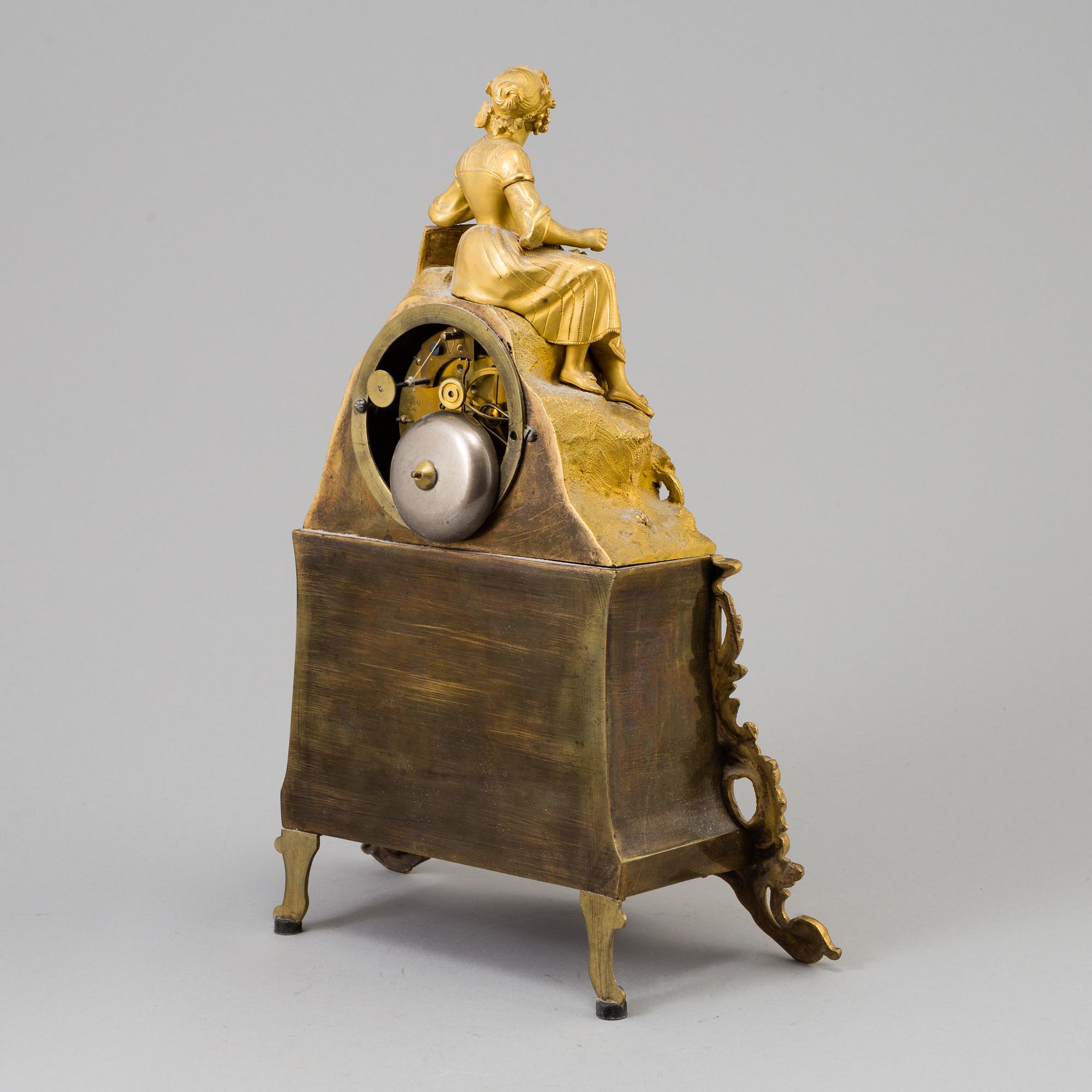 A CLOCK, probably France, second half of the 19th century.