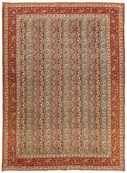 294. A carpet, semi-antique, Qum, ca 318 x 233 cm.