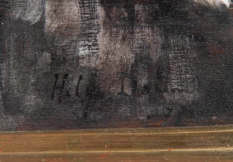 Helge Dahlman, 'Pikkalanjoki, Sjundby' (The Pickala River, Sjundby).