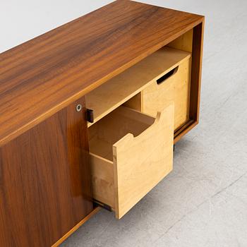 Florence Knoll, a mahogany-veneered sideboard, Nordiska Kompaniet, Sweden, for Knoll International, 1963.