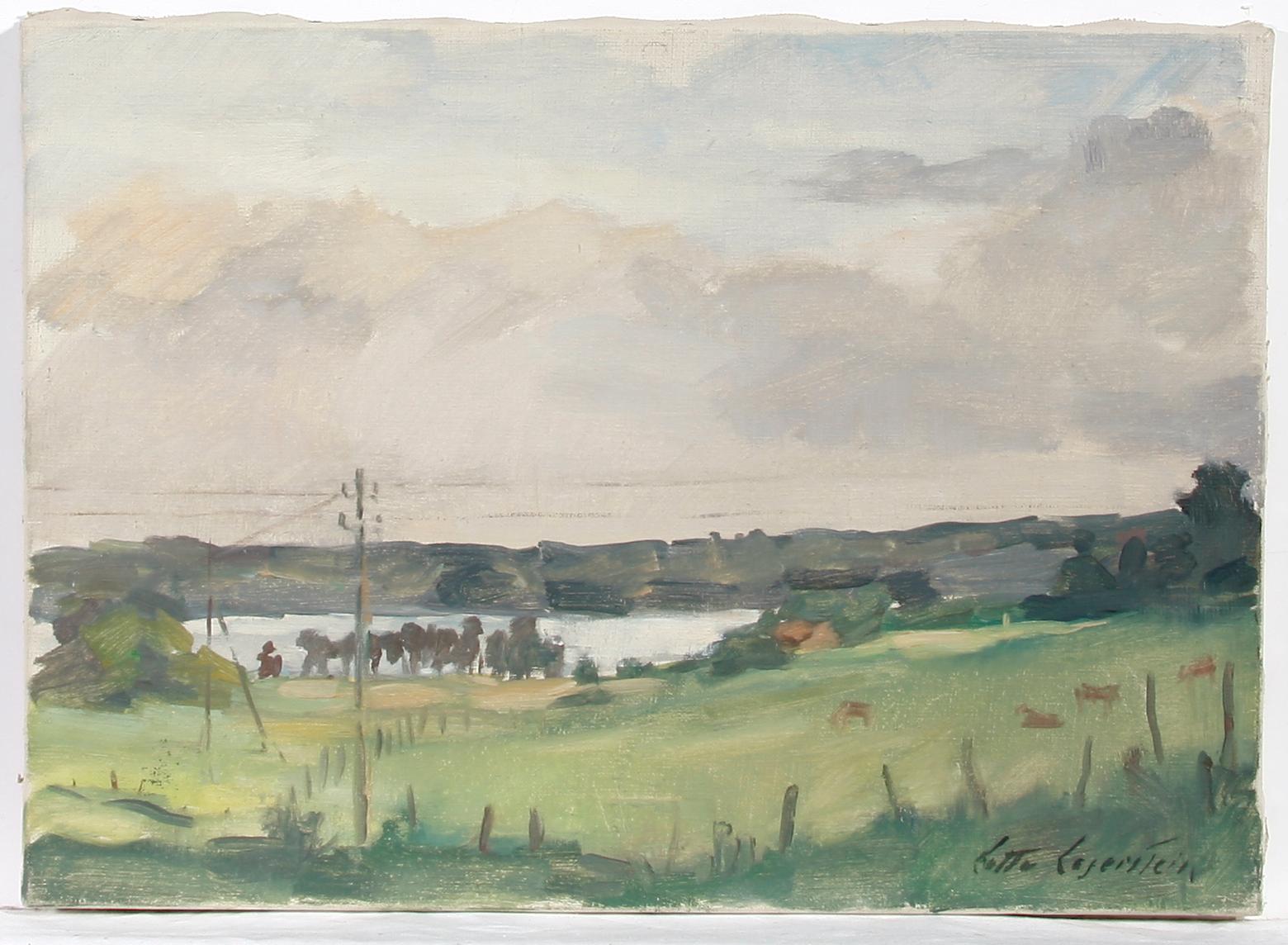 LOTTE LASERSTEIN, olja på duk, sign.
