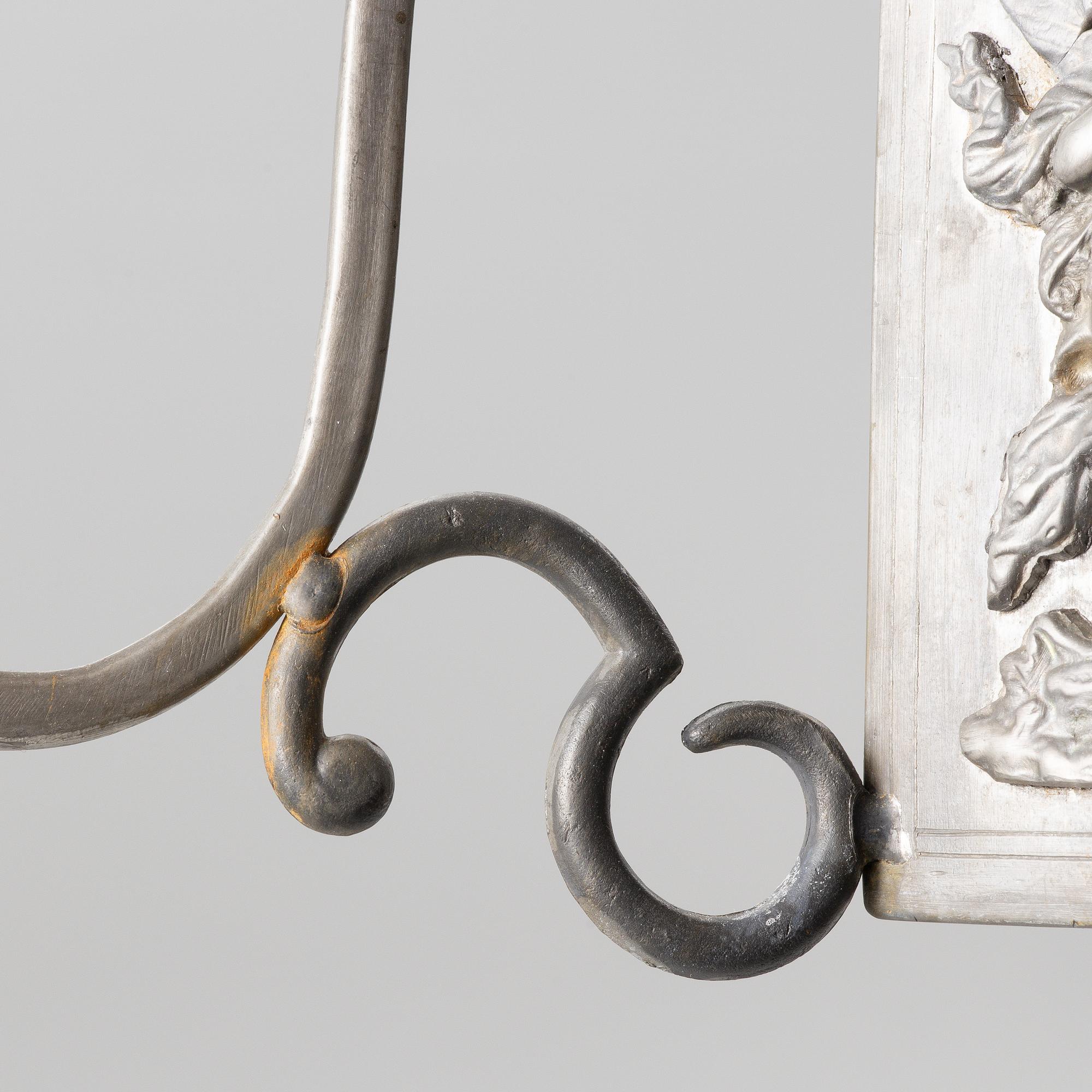 A Swedish Grace pewter chandelier, Sweden, 1920's.