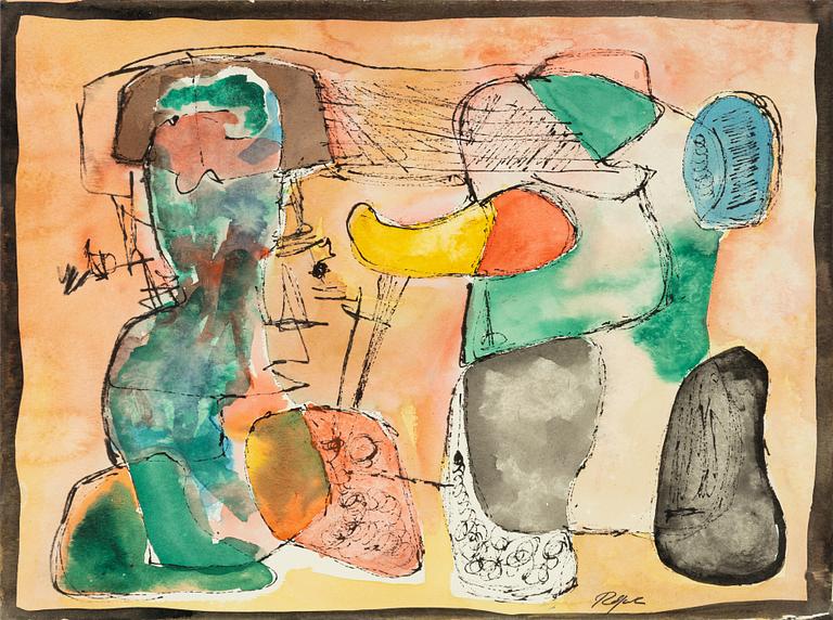 Robert Jacobsen, Komposition.