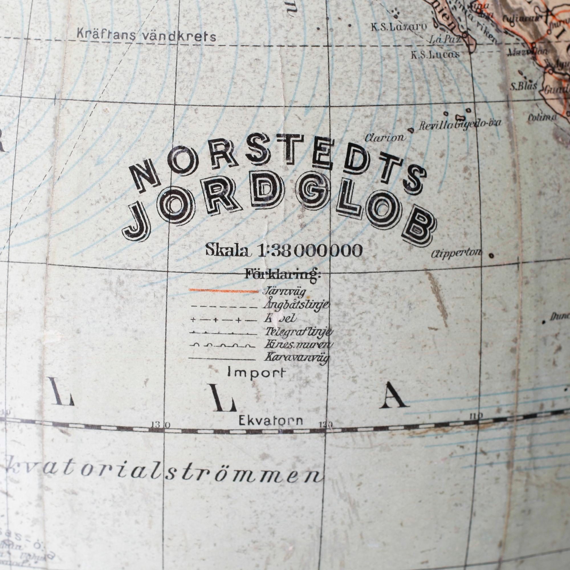 JORDGLOB, Norstedts, 1900-talets första hälft.