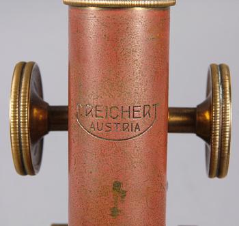 MIKROSKOP, Reichert, Wien, Österrike. Tidigt 1900-tal.