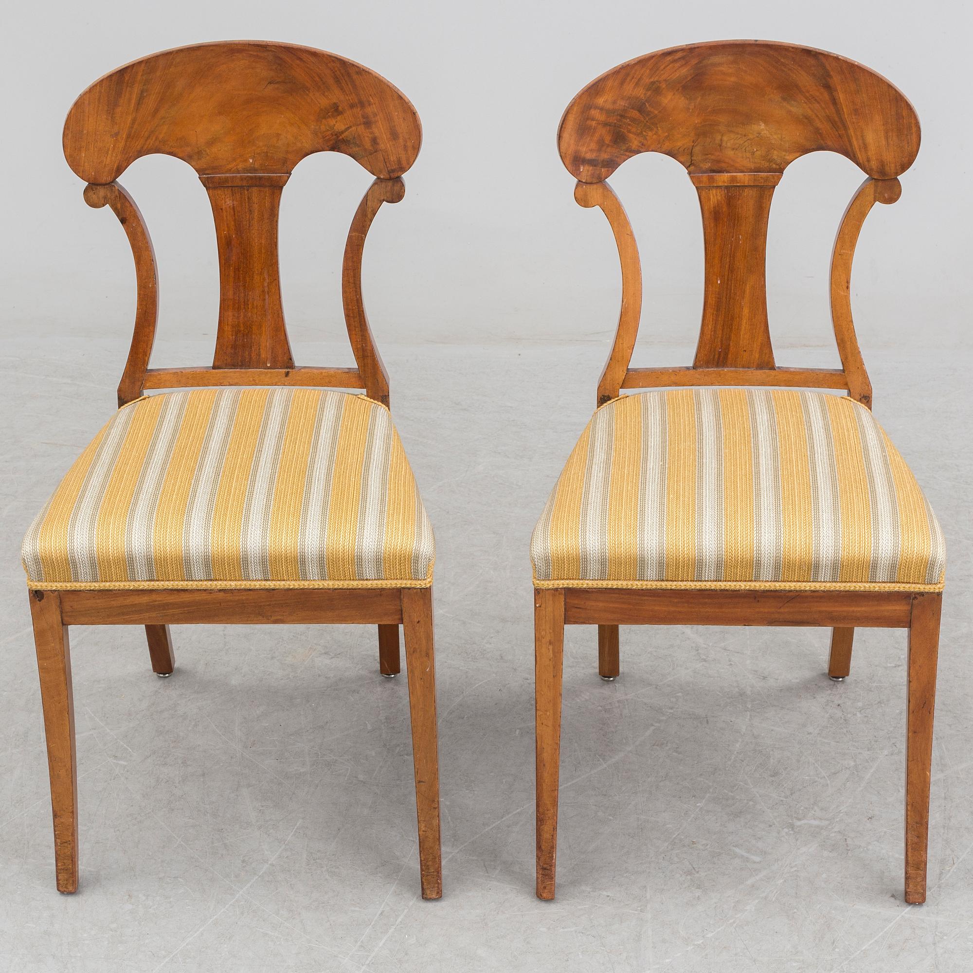 STOLAR, 6 st, Karl Johan, 1800-talets första hälft.