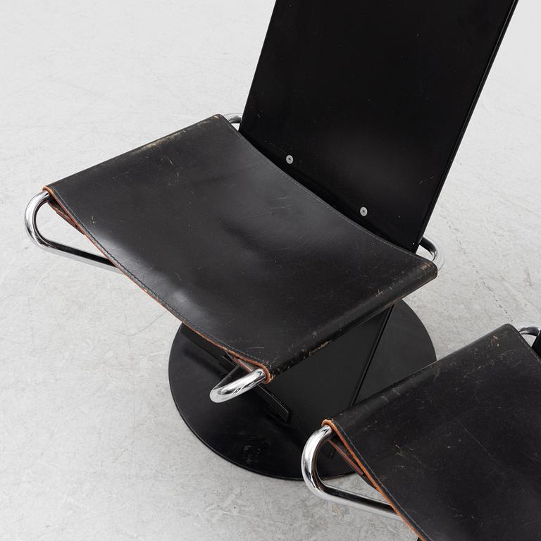 Börge Lindau & Bo Lindekrantz, chairs, a pair, "Plankan", Lammhults.