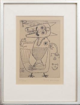 VICTOR BRAUNER, etching signed and numbered 115/300.